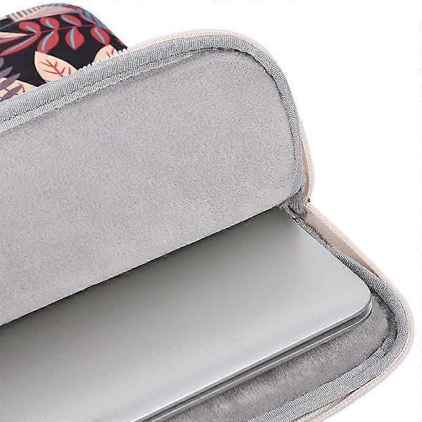 Type A CANVASARTISAN 13-tums Laptop Fodral med Dragkedja Färgglada Löv Mönster Notebook Skyddande Ärm