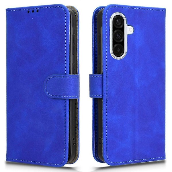 Samsung Galaxy A56 5G nahkakotelo, ihon tuntuinen, pudotussuoja, lompakkokotelo Multicolor Style B