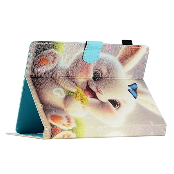 7-tommers Universal Tablet Case PU Læder Mønster Stand Kort Holder Beskyttelsescover Multicolor Style F