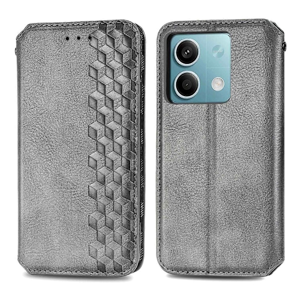 Xiaomi Redmi Note 13 5G Magneettinen Puhelinkotelo Pudotussuoja Nahkainen Korttipaikkojen Kansio Multicolor Style E