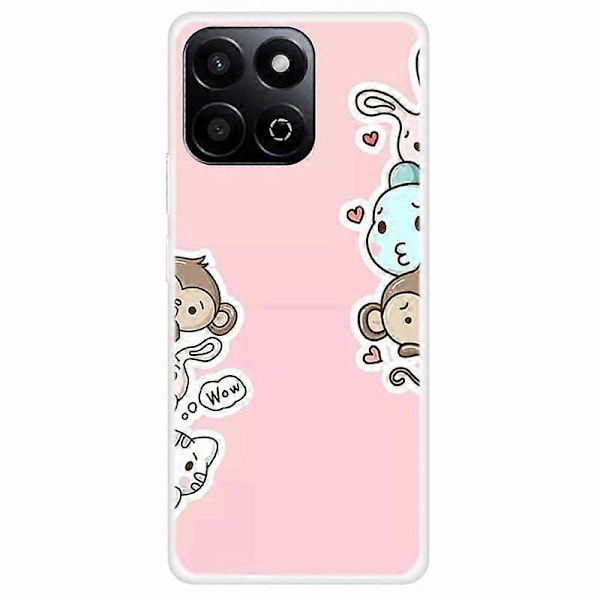 Kompatibel med Honor X7c 4G Telefon Cover Multicolor Wow