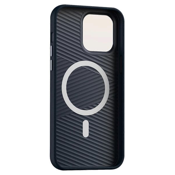 Anti-fall telefondeksel til iPhone 14 Pro Max PC+PU-lær magnetisk mobildeksel Multicolor Style C