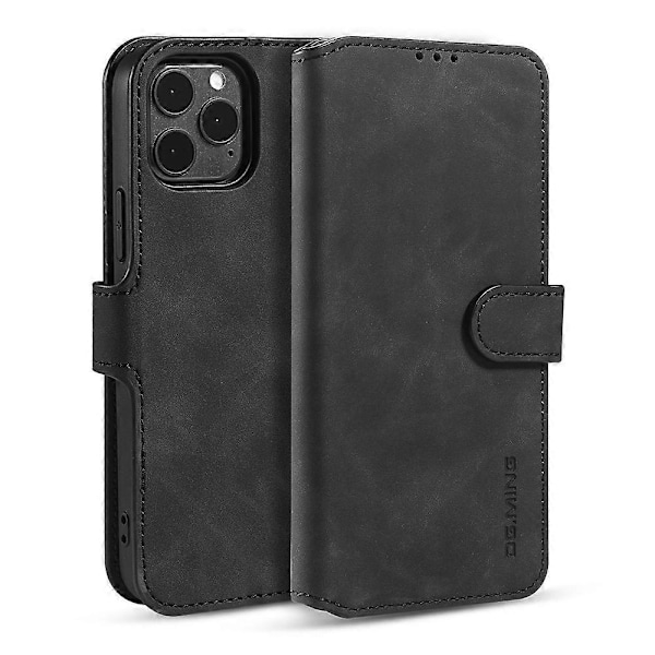 Retro Læder Telefoncover med Pung Stand Design og Praktisk Rem til iPhone 13 Multicolor Style A
