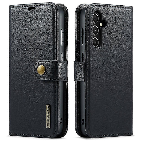 Samsung Galaxy S23 FE irrotettava puhelinkotelo halkaistusta nahasta lompakkoteline puhelinkuori Multicolor Style C