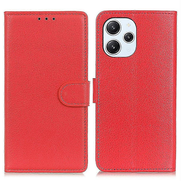 Plånboksfodral med Ställ för Xiaomi Redmi 12 4G Klassiskt Stöttåligt Mobilskal i PU-Läder Multicolor Style B