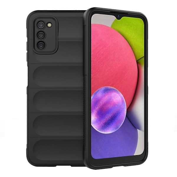 Fleksibelt TPU telefoncover med robust bagside til Samsung Galaxy A03s (164,2 x 75,9 x 9,1 mm) Multicolor Style A