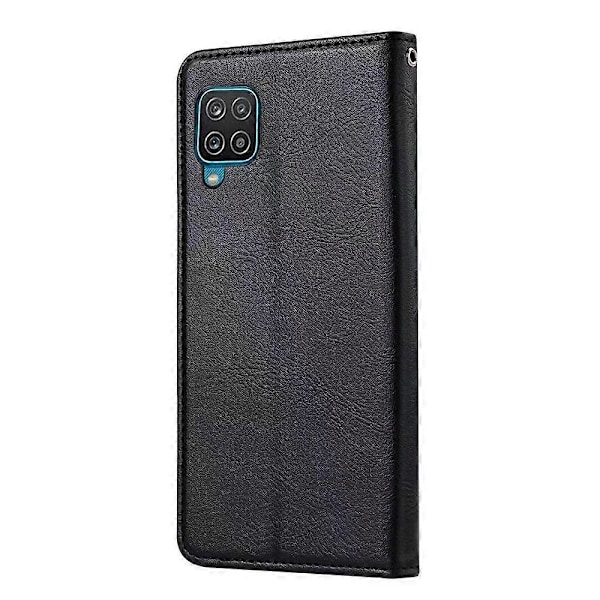 Automaattisesti imeytyvä lompakkoteline nahkakotelo Samsung Galaxy A22 4G:lle (EU-versio)