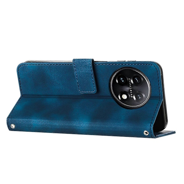 Trekantpræget Wallet Telefon Cover til OnePlus 11 5G, Stand PU Læder Anti-drop Cover Multicolor Style C