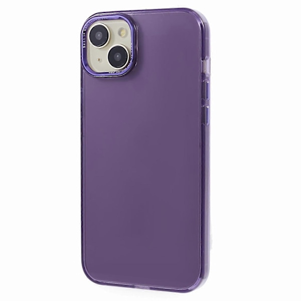 iPhone 15 Plus -puhelimen kuori, alumiiniseoksesta valmistettu linssikehys, TPU+PC-takakansi Multicolor Style E