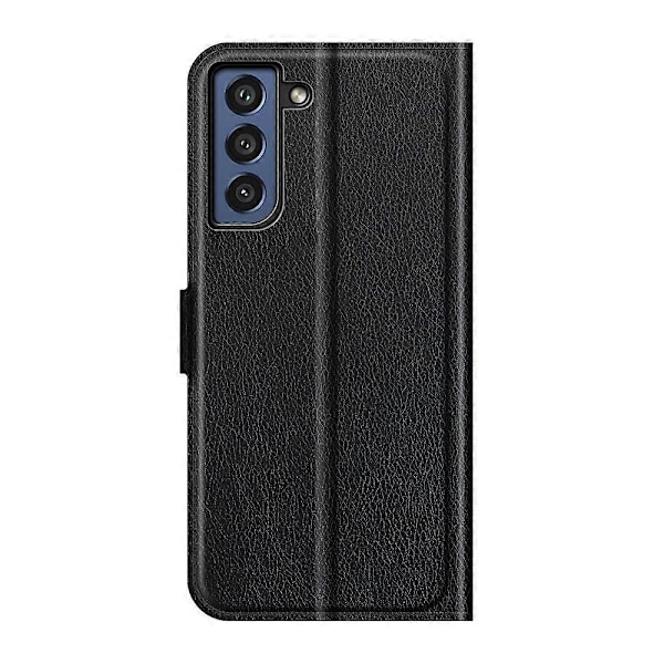 Wallet Design Læder Telefon Cover Folio Flip Cover med Støttefod til Samsung Galaxy S21 FE Multicolor Style A