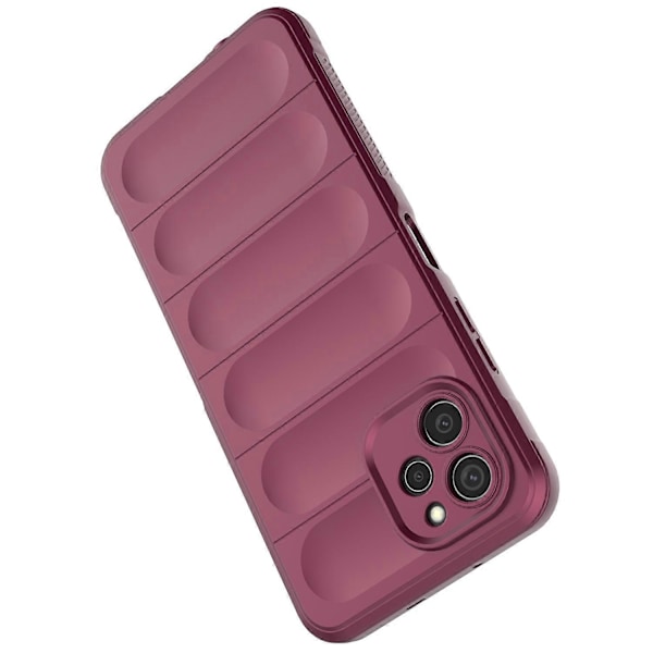 För Huawei nova Y61 4G Stöttåligt Bakstycke Flexibelt TPU Anti-repskydd Multicolor Style D