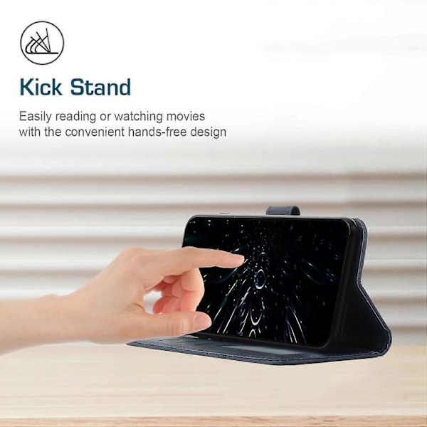 Til Infinix Smart 8 4G Telefon Cover Wallet Stand Flip Læder Cover Multicolor Sapphire
