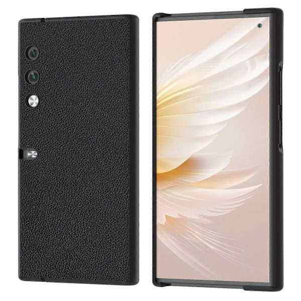 För Honor V Plånboksfodral Litchi Textur Äkta Koläderbelagd PC Skyddande Skal Multicolor Style A