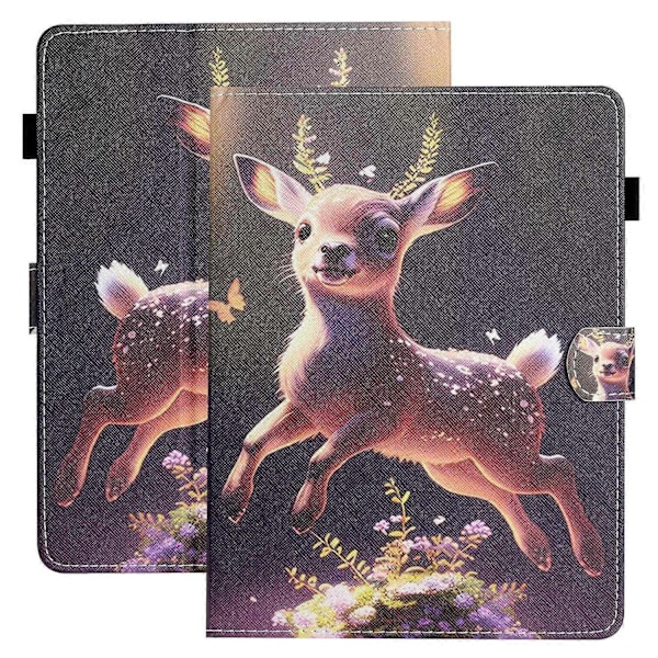 7-tommers Universal Tablet Case PU Læder Mønster Stand Kort Holder Beskyttelsescover Multicolor Style B