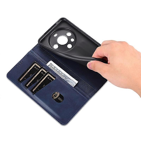 AZNS Etui til Huawei Mate 60 Pro Magnetisk Lukning Tegnebog Læder Cover Multicolor Style E