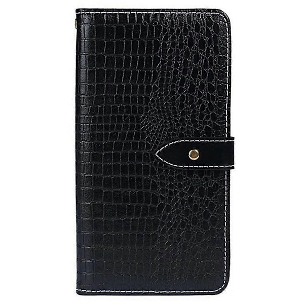 IDEWEI Xiaomi Redmi Note 14 Pro 5G/Poco X7 5G -kotelo, krokotiilinnahkajäljitelmä PU-nahkainen läppäkotelo Multicolor Black