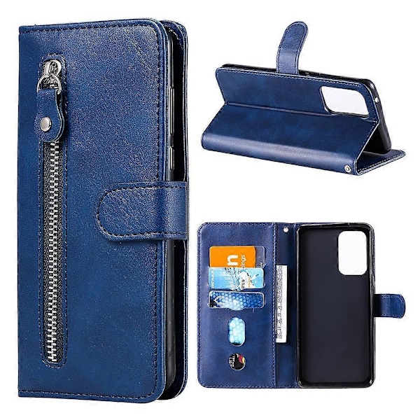 Lynlåslomme Tegnebog Læder Stand Smartphone Etui til Samsung Galaxy A52 4G/5G/A52s 5G Multicolor Style C