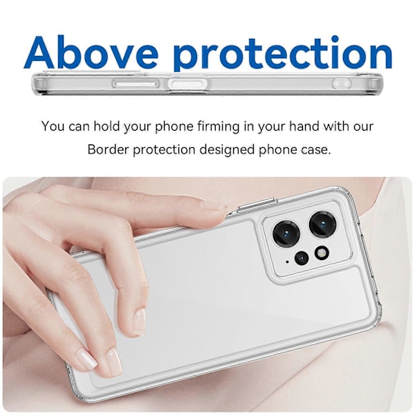 Xiaomi Redmi Note 12 4G TPU+Akryyli Puhelinkotelo Iskunkestävä Puhelimen Suojus Multicolor Style F