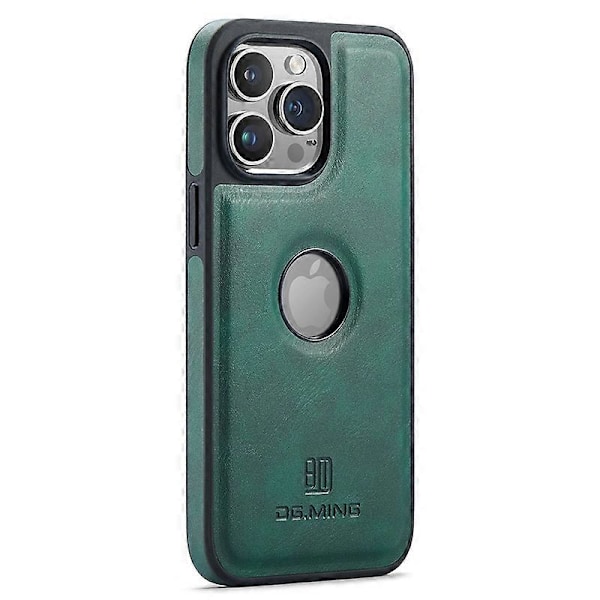 Skal för iPhone 15 Plus med logovy, baksida i PU-läder+PC+TPU Multicolor Style C