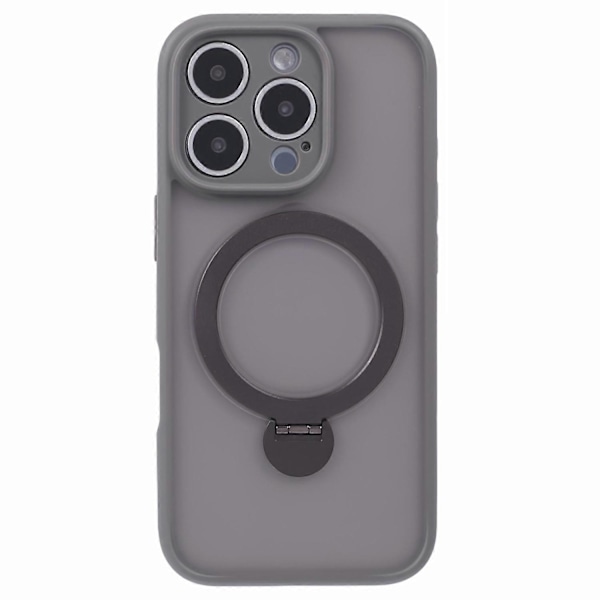 iPhone 16 Pro -kotelo, yhteensopiva MagSafe-yhteensopivan mattapintaisen TPU+PC-pyörivän jalustan kanssa Multicolor Style A