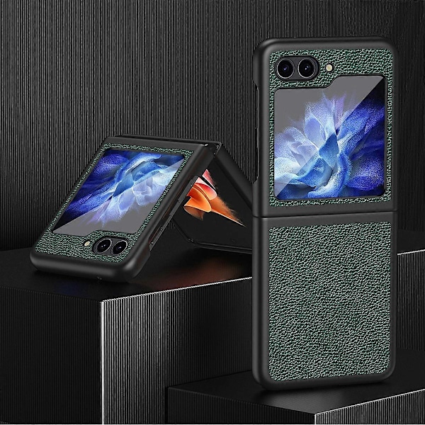 Samsung Galaxy Z Flip5 5G PU-nahkapäällysteinen PC-kotelo, suojapuhelinkuori Multicolor Style C