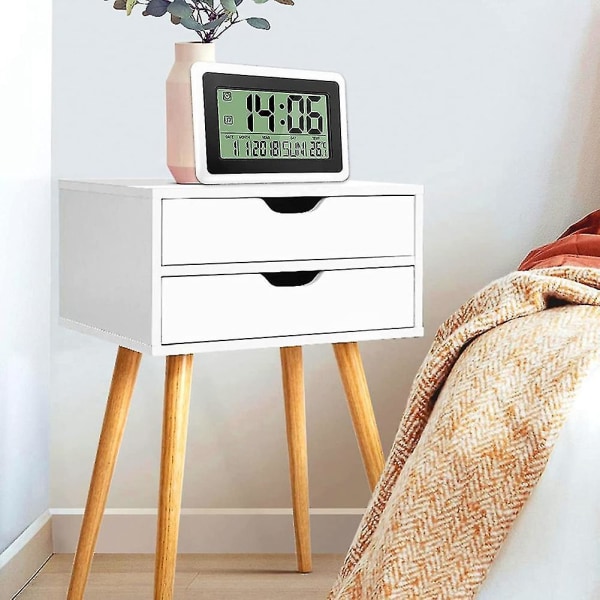 Digitalt C med temperatur, LCD-skærm med cifre, let at læse og indstille