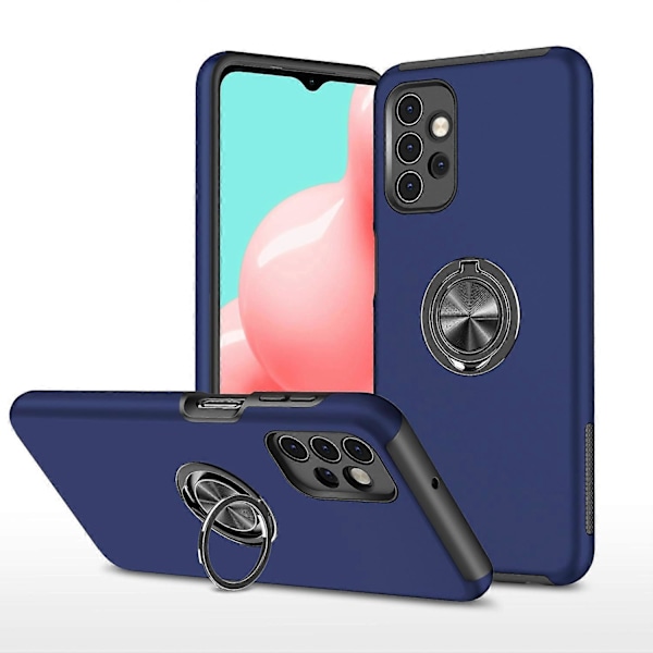 Anti-Fall Hybrid Mobilskal Ringform Stativ Design Skydd för Samsung Galaxy A32 5G/M32 5G