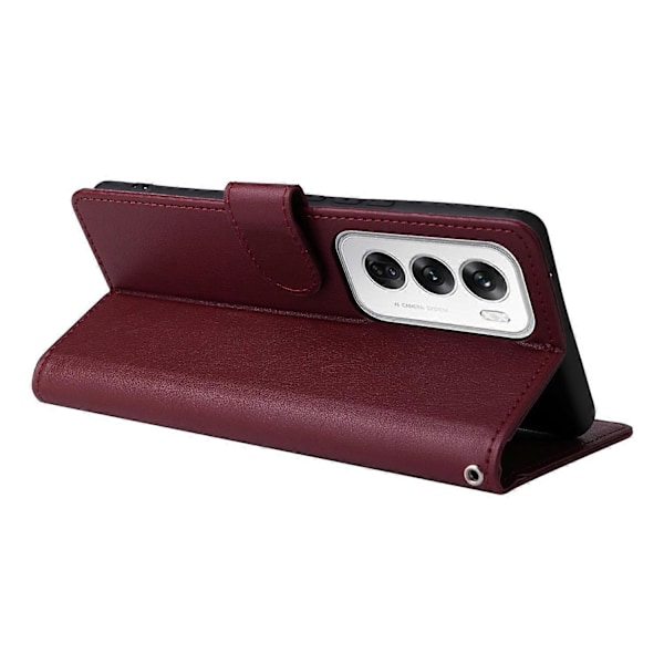 Til Oppo Reno12 Pro 5G (Global) Etui Wallet Stand View PU Læder Telefon Cover Multicolor Style D