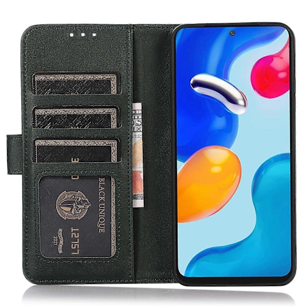 Til Samsung Galaxy A05 4G Etui Ko Læder Tekstur Anti-Ridse Læder Telefon Stand Cover Wallet Multicolor Style C