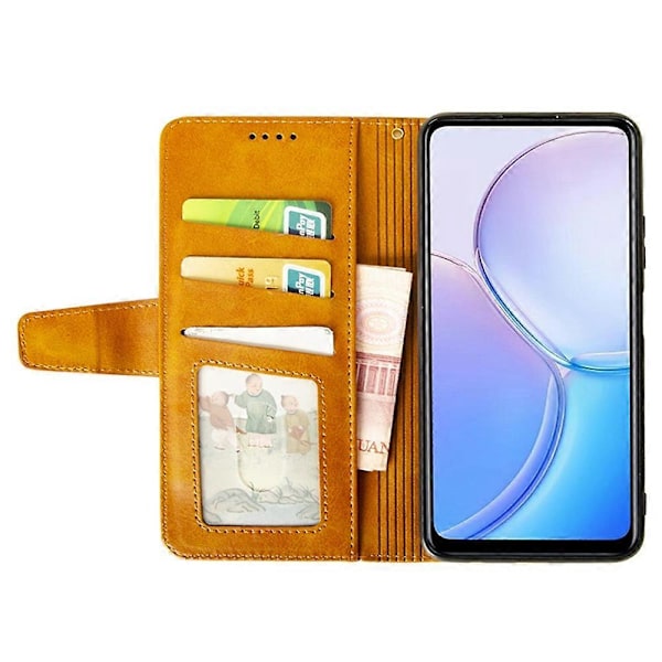 IDEWEI Läderplånboksfodral med Ställ Kalvtextur för Samsung Galaxy A26 5G Multicolor Style E