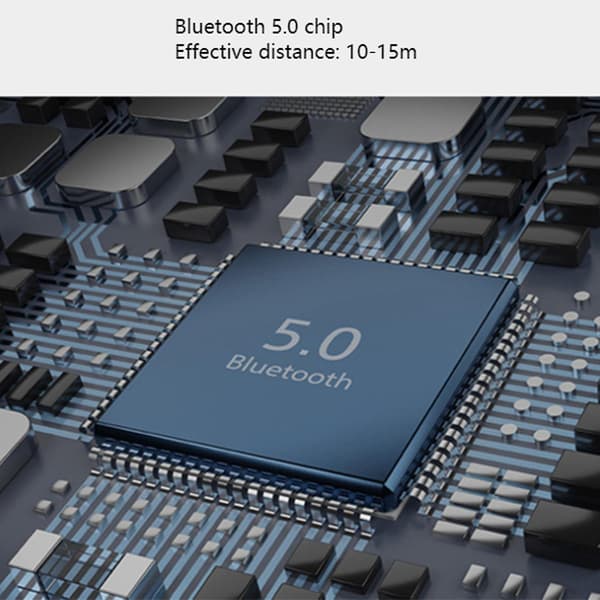 Bluetooth 5.0 Headset Trådlöst Headset För Spelkonsol Ps4, Dator, Support Tf Card (silver)