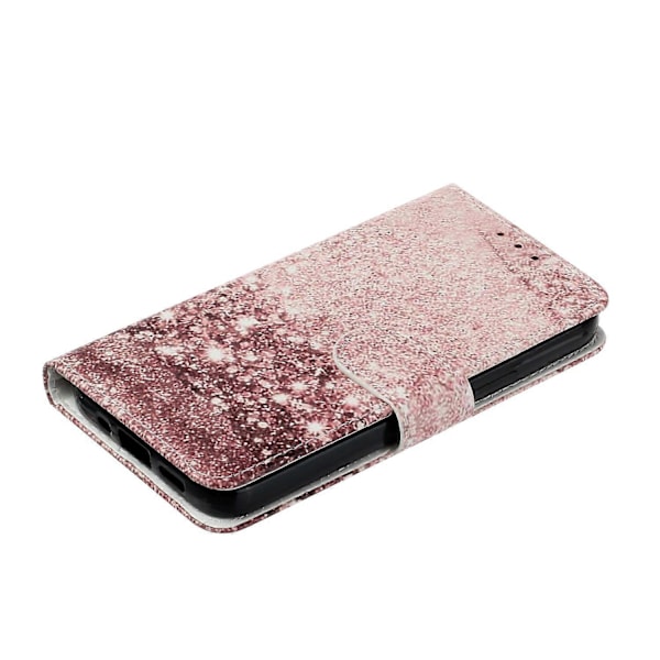 Mönstertryckt PU Läder Mobiltelefon Skyddsfodral för iPhone 13 6.1 tum Multicolor Style G