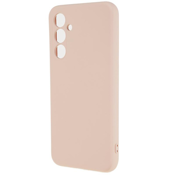 För Samsung Galaxy S23 Fe Fiberfoder Gummibelagt Tpu- cover anti-scratch case Pink