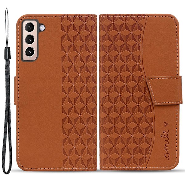 För Samsung Galaxy S23+ Fodral Präglat PU Läder Plånboksställ Smartphoneskydd Multicolor Style A