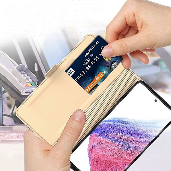Skal för Samsung Galaxy A16 5G/A16 4G Stötsäkert TPU Innerskal Läder Telefonskydd Multicolor Style A