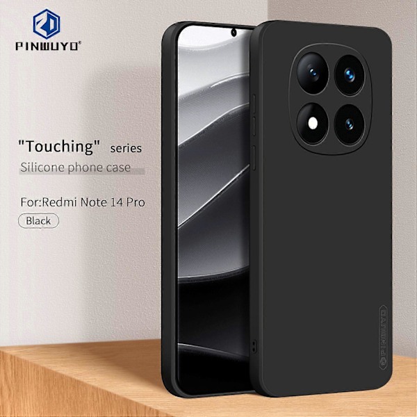 Xiaomi Redmi Note 14 Pro 5G PINWUYO Sense -sarjan nestemäinen silikoni TPU-puhelinkotelo Multicolor Style A