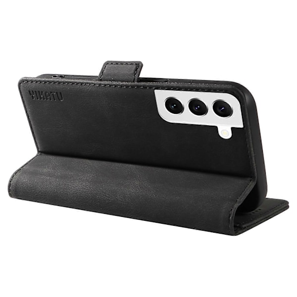 YIKATU YK-005 Til Samsung Galaxy S21 FE 5G Stand Wallet Case Hud-berørings Læder Telefon Cover Multicolor Style E