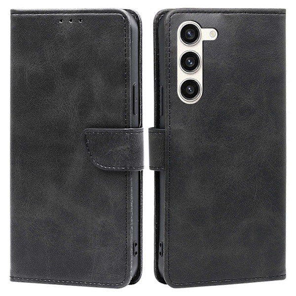 Telefon Wallet Case til Samsung Galaxy S23 PU Læder Stand Mobiltelefon Cover Multicolor Style A