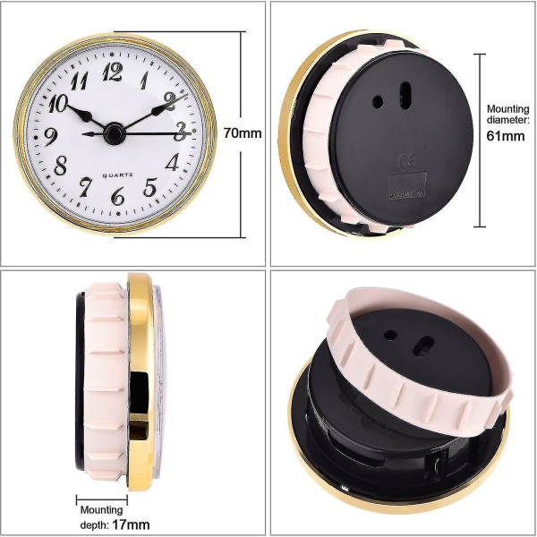 2,8 tum/ 70 Mm Quartz C Insert, Trim, Ara numeral, Quartz Movement ( Trim) #yogu
