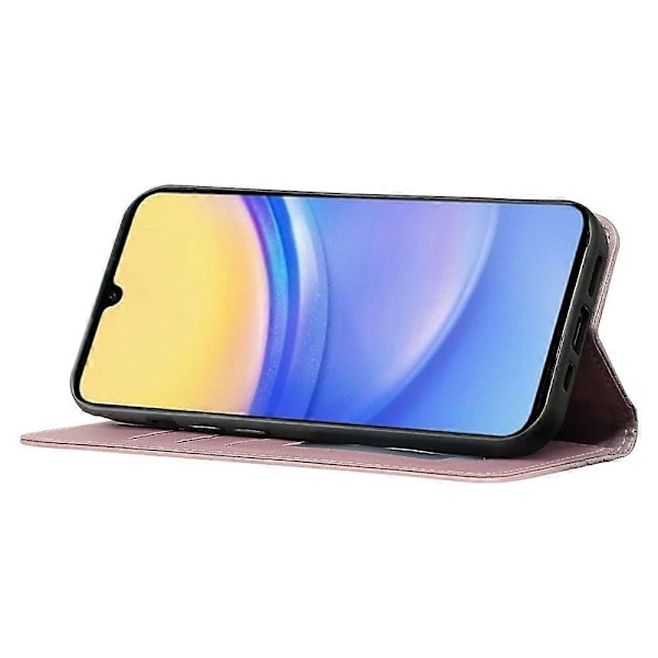 Til Samsung Galaxy A36 5G/A56 5G Wallet Telefon Cover Stærkt Magnetisk Ternet Mønster Prægning Multicolor Style D