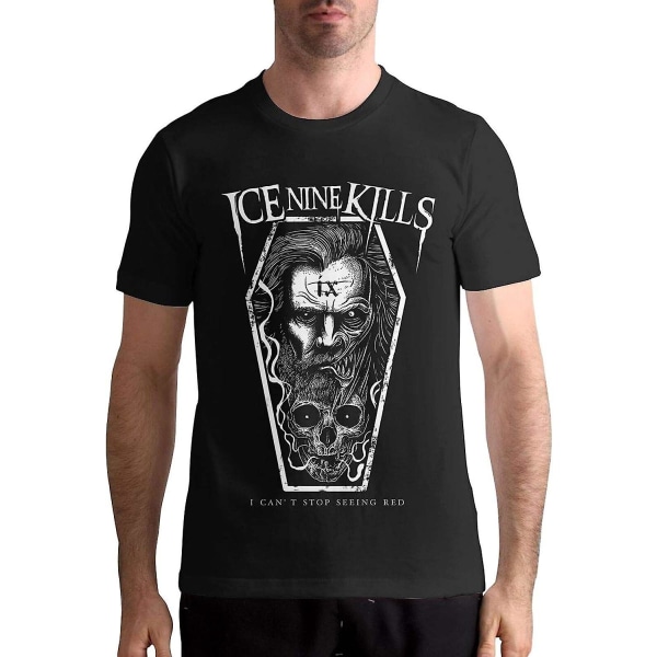 Ice Nine Kills Shirt Herr T-shirt Casual Klassisk Kortärmad Topsadult, S-3xl Black M