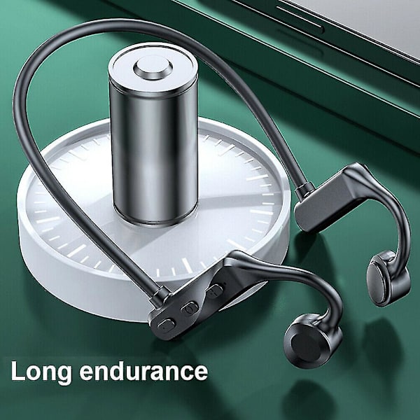 Luujohto Sporttikuulokkeet Bluetooth Avokorva Langattomat Väri Obsidian Musta