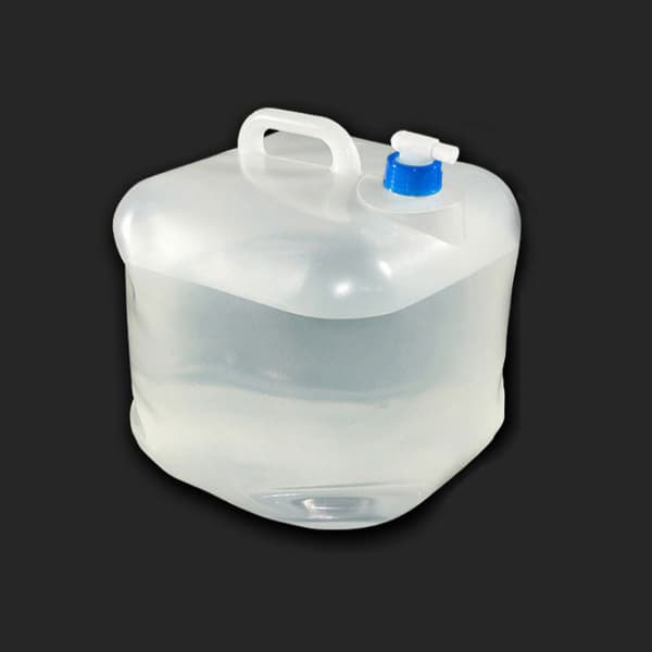 2-pack 15L Hopfällbar Vattendunk med Tappkran