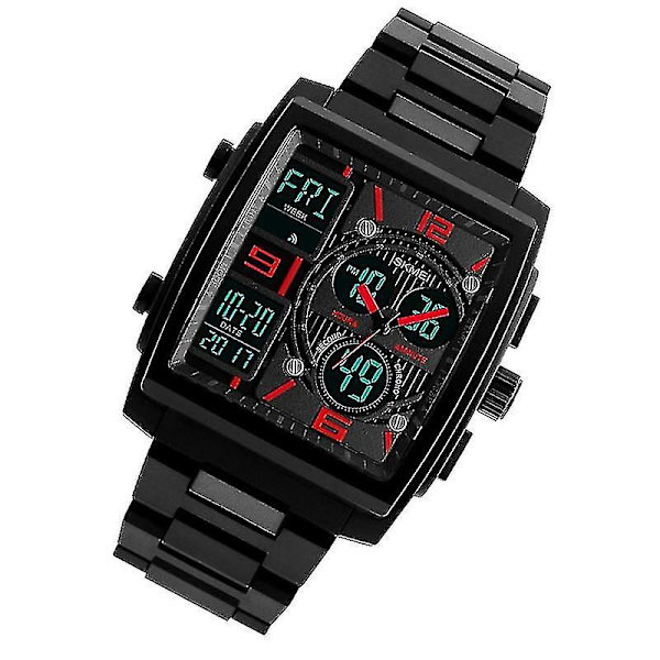 Skmei 1274 Electronic Multifunctional Outdoor Sports Watch Röd