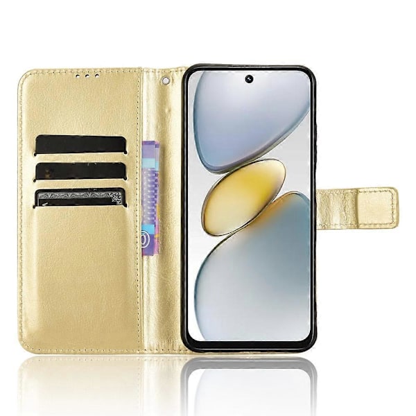 Til TECNO Spark Go 2025/Spark Go 1/Pop 9 Etui PU Læder Telefon Wallet Cover Multicolor Style A