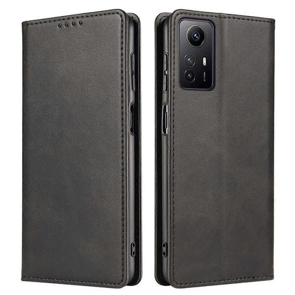 Plånboksfodral för Xiaomi Redmi Note 12S 4G, PU-läder, kalvtextur, stativ Multicolor Style A