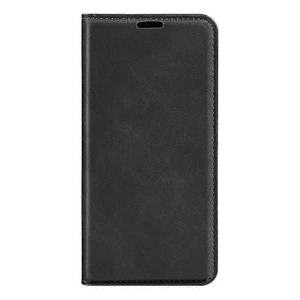 Fodral för iPhone 16e, Skinn Touch Läder Plånbok Mobilskal - Grå Multicolor Black
