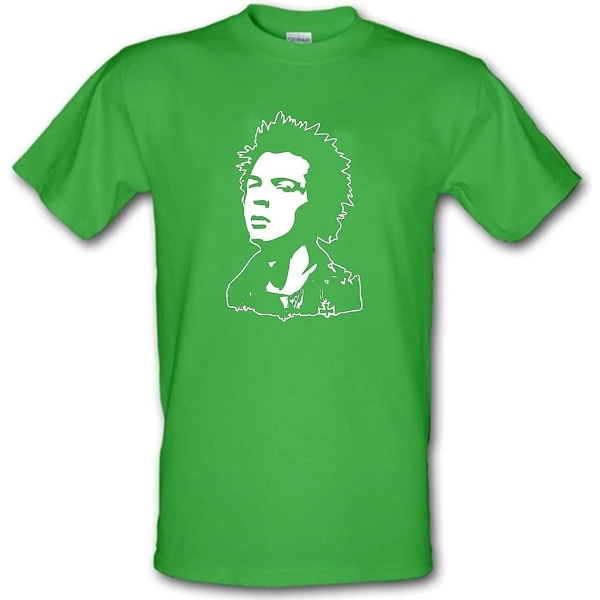 Sid Vicious Sex Pistols Punk Che Guevara T-shirt i tung bomull Green XL