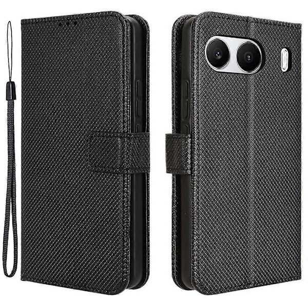 Til OnePlus Nord 4 5G Telefon Stand Case Diamant Tekstur PU Læder Cover Wallet Multicolor Style C