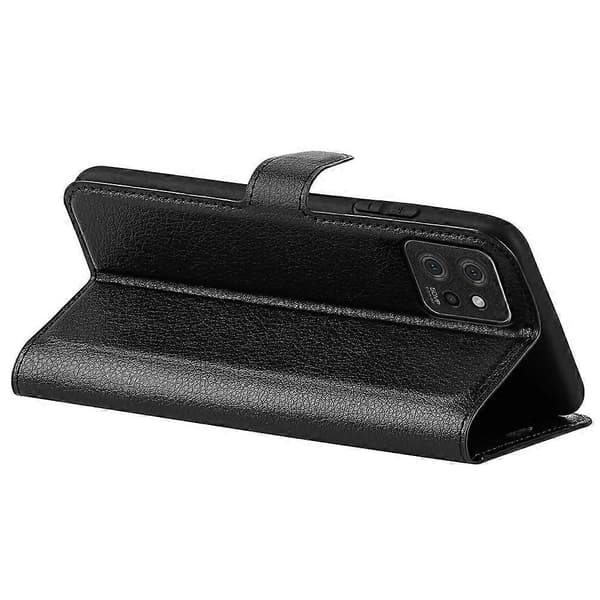 Vikbart Ställfodral för Motorola ThinkPhone 5G PU Läder Plånboksfodral Flip Telefonskal